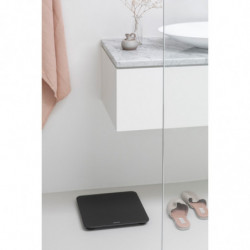 Cantar digital Brabantia ReNew 1003495, Pana la 180 kg, Cu baterii, Inchidere automata, Gri inchis