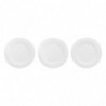 Set de depozitare Brabantia ReNew 1004129, 3 piese, Fund moale anti-alunecare, Alb