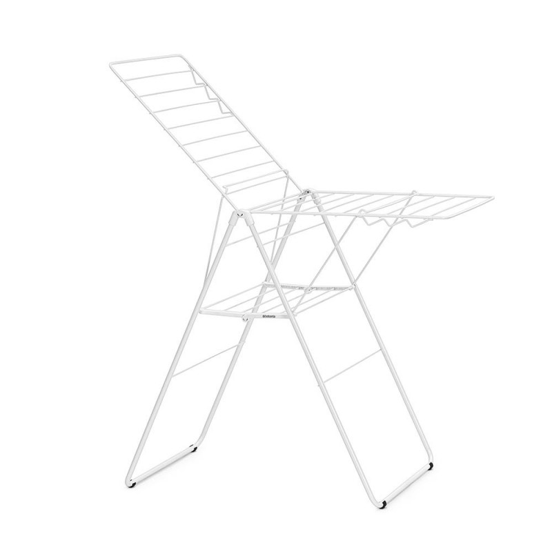 Uscator de rufe Brabantia Hangon 1004164, 20 m, 6 umerase, Reglabil, Blocare copii, Alb