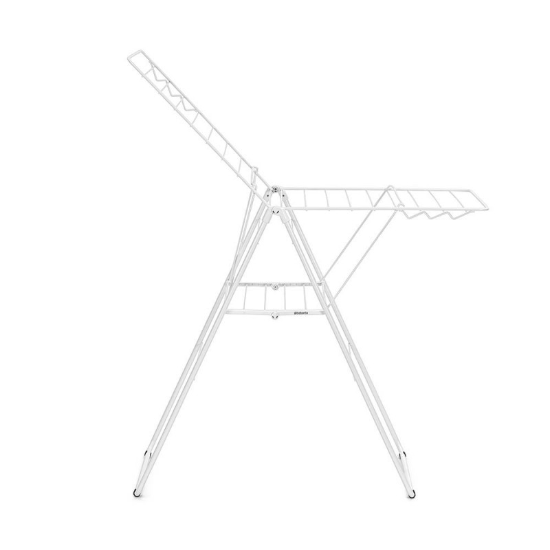 Uscator de rufe Brabantia Hangon 1004164, 20 m, 6 umerase, Reglabil, Blocare copii, Alb