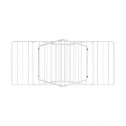 Uscator de rufe Brabantia Hangon 1004164, 20 m, 6 umerase, Reglabil, Blocare copii, Alb