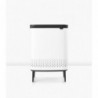 Cos de rufe Brabantia Bo 1004176, 2x45 L, Umplere fara deschidere, Orificii aerisire, Picioare reglabile, Alb