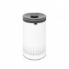 Cos de rufe Brabantia 1004179, 60 L, Capac din plastic, Umplere fara deschidere, Orificii aerisire, Alb