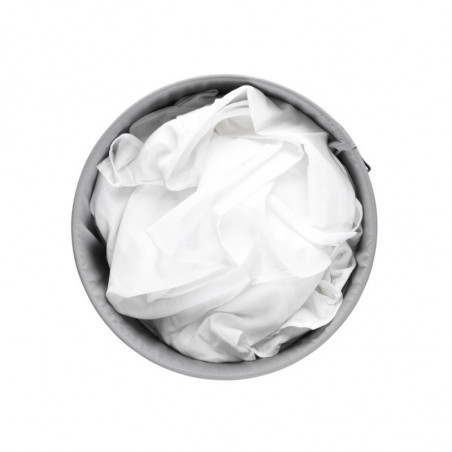 Cos de rufe Brabantia 1004179, 60 L, Capac din plastic, Umplere fara deschidere, Orificii aerisire, Alb