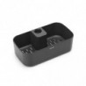 Organizator de duș Brabantia ReNew 1004186, 7.5x13.3x24.4 cm, Fund cu găuri de apă, Rezistent la coroziune, Gri închis