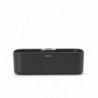 Organizator de duș Brabantia ReNew 1004186, 7.5x13.3x24.4 cm, Fund cu găuri de apă, Rezistent la coroziune, Gri închis
