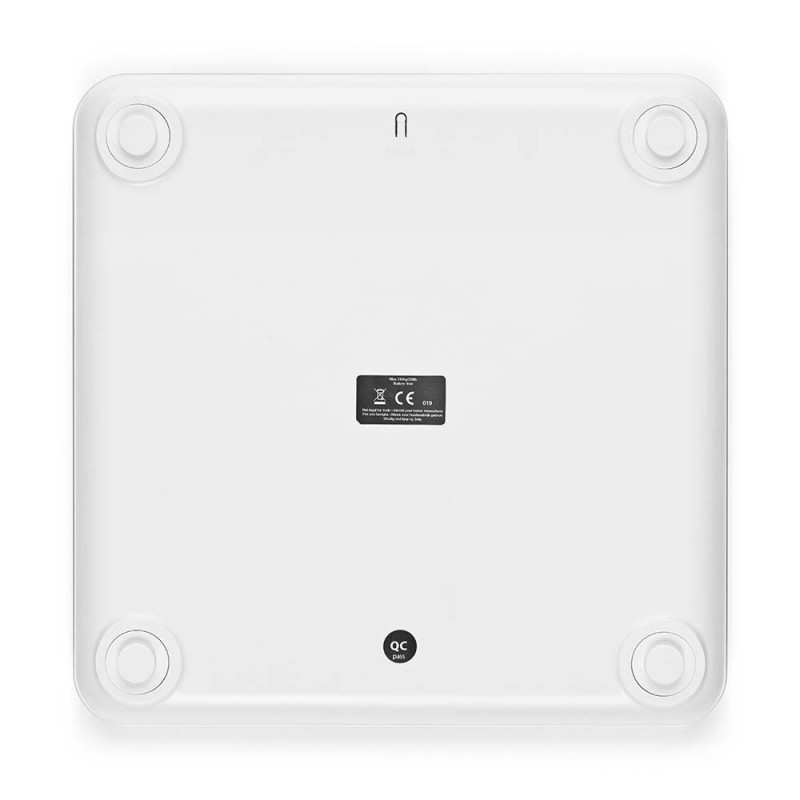 Cantar digital Brabantia ReNew 1004189, Functionare fara baterii, Pana la 150 kg, Afisaj LCD, Alb