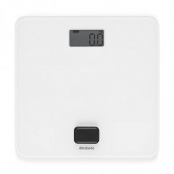 Cantar digital Brabantia ReNew 1004189, Functionare fara baterii, Pana la 150 kg, Afisaj LCD, Alb