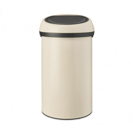 Cos de gunoi Brabantia Touch Bin 1005510, 60 L, Deschidere lina si silentioasa, Bej