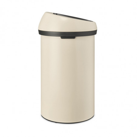 Cos de gunoi Brabantia Touch Bin 1005510, 60 L, Deschidere lina si silentioasa, Bej