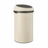 Cos de gunoi Brabantia Touch Bin 1005510, 60 L, Deschidere lina si silentioasa, Bej