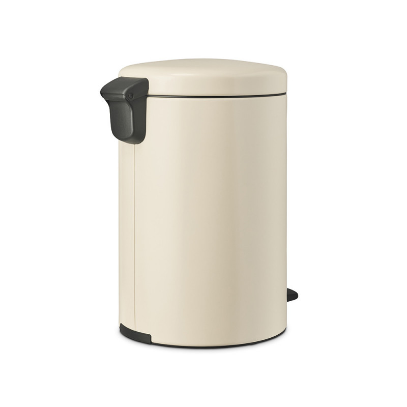 Cos de gunoi cu pedala Brabantia NewIcon 1005535, 20 L, Inchidere lina, Baza antiderapanta, Bej