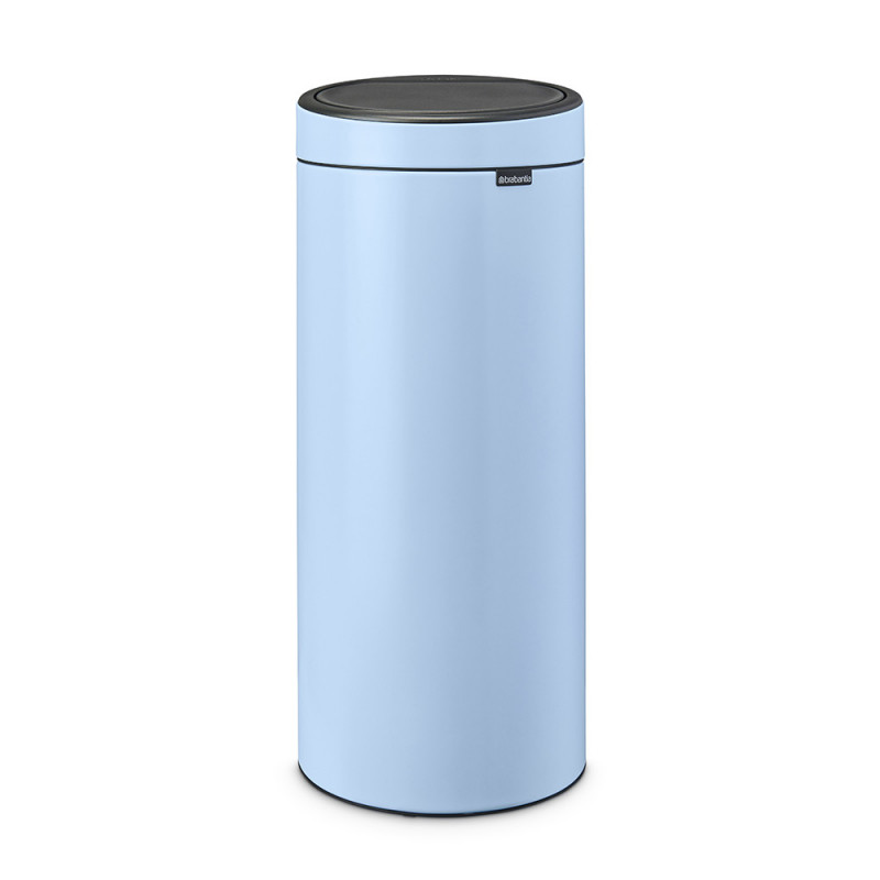 Brabantia Touch Bin New 1005545, 30 l, închidere silențioasă și lină, albastru