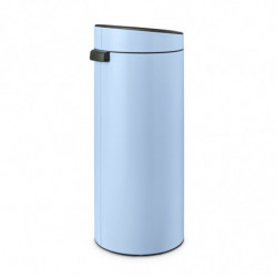 Brabantia Touch Bin New 1005545, 30 l, închidere silențioasă și lină, albastru