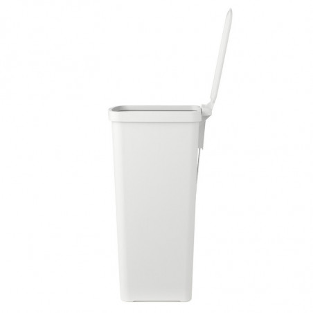 Coș cu pedală Brabantia StepUp 1005556, 40 L, Materiale ecologice, Deschidere mare, Gri deschis