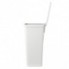 Coș cu pedală Brabantia StepUp 1005556, 40 L, Materiale ecologice, Deschidere mare, Gri deschis