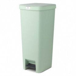 Coș cu pedală Brabantia StepUp 1005558, 40 L, Materiale ecologice, Deschidere mare, Verde deschis
