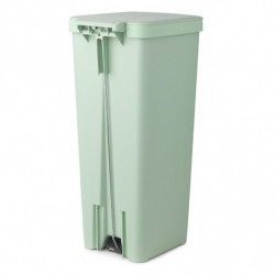 Coș cu pedală Brabantia StepUp 1005558, 40 L, Materiale ecologice, Deschidere mare, Verde deschis