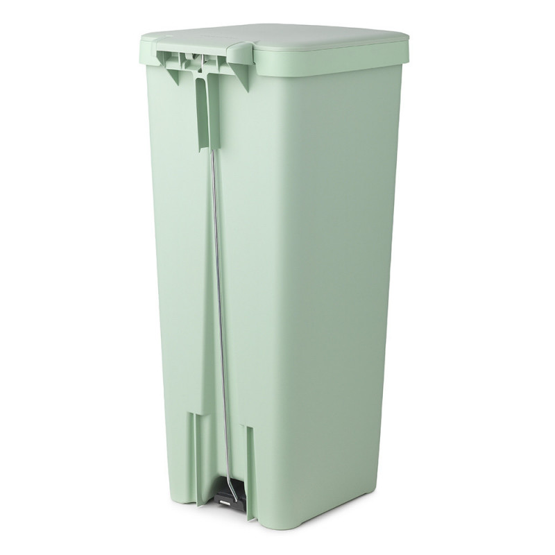 Coș cu pedală Brabantia StepUp 1005558, 40 L, Materiale ecologice, Deschidere mare, Verde deschis