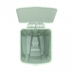 Coș cu pedală Brabantia StepUp 1005558, 40 L, Materiale ecologice, Deschidere mare, Verde deschis