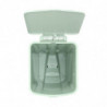 Coș cu pedală Brabantia StepUp 1005558, 40 L, Materiale ecologice, Deschidere mare, Verde deschis