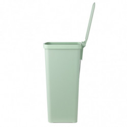 Coș cu pedală Brabantia StepUp 1005558, 40 L, Materiale ecologice, Deschidere mare, Verde deschis