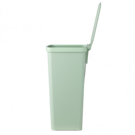 Coș cu pedală Brabantia StepUp 1005558, 40 L, Materiale ecologice, Deschidere mare, Verde deschis