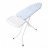 Masa de calcat Brabantia B 1005619, 124x38 cm, 7 pozitii de reglare, Suport generator de abur, Albastru deschis
