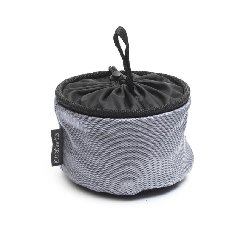 Geantă cu clipsuri pentru haine Brabantia Compact 1005642, până la 150 de clipsuri, rezistentă la intemperii, gri