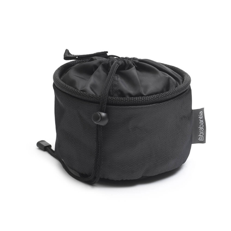 Geantă cu clipsuri pentru haine Brabantia Compact 1005643, până la 150 de clipsuri, rezistentă la intemperii, neagră