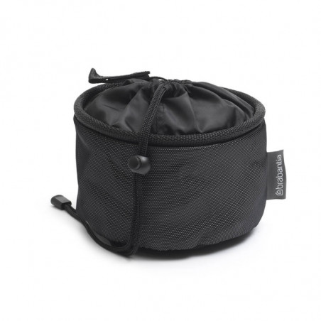 Geantă cu clipsuri pentru haine Brabantia Compact 1005643, până la 150 de clipsuri, rezistentă la intemperii, neagră