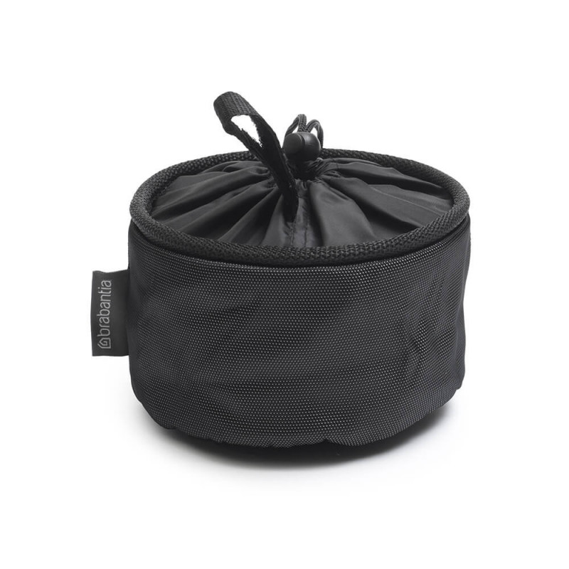 Geantă cu clipsuri pentru haine Brabantia Compact 1005643, până la 150 de clipsuri, rezistentă la intemperii, neagră