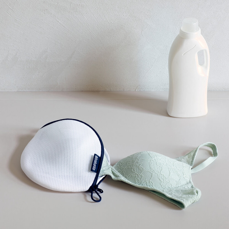Saculet pentru lenjerie intima Brabantia 1005654, Fermoar, Alb/Gri