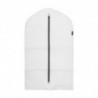 Set 2 huse pentru haine Brabantia 1005659, M, 60x100 cm, Fermoar, Alb