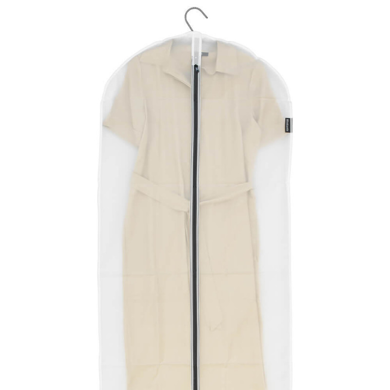 Set husă haine Brabantia 1005661, XL, 60x150 cm, fermoar, alb