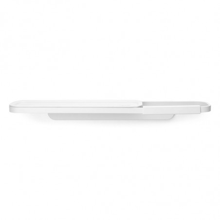 Suport hârtie igienică cu raft Brabantia MindSet 1005668, Instalare ușoară, Acoperire minerală, Alb