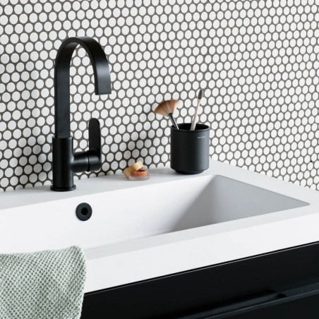Brabantia MindSet suport periuță de dinți 1005684, Curățare ușoară, Deschidere largă, Acoperire minerală, Gri închis