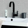 Cutie accesorii pentru baie Brabantia MindSet Mineral 1005686, Baza antiderapanta, Finisaj mineral, Gri