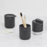 Cutie accesorii pentru baie Brabantia MindSet Mineral 1005686, Baza antiderapanta, Finisaj mineral, Gri