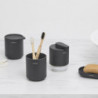 Cutie accesorii pentru baie Brabantia MindSet Mineral 1005686, Baza antiderapanta, Finisaj mineral, Gri