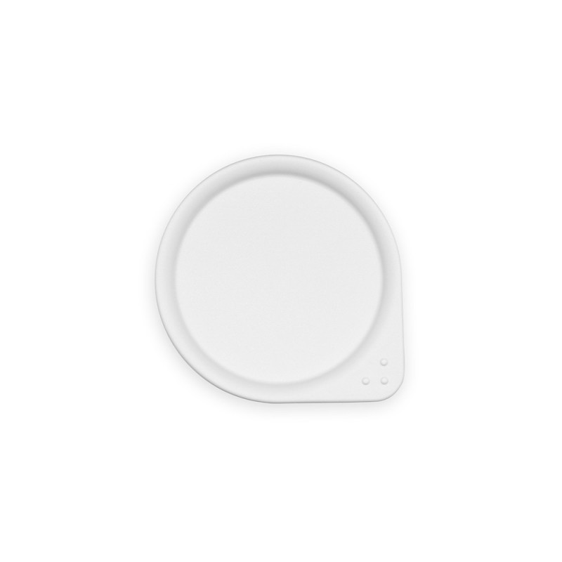 Cutie depozitare baie Brabantia MindSet Mineral 1005687, Baza antiderapanta, Finisaj mineral, Alb