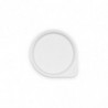 Cutie depozitare baie Brabantia MindSet Mineral 1005687, Baza antiderapanta, Finisaj mineral, Alb