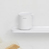 Cutie depozitare baie Brabantia MindSet Mineral 1005687, Baza antiderapanta, Finisaj mineral, Alb