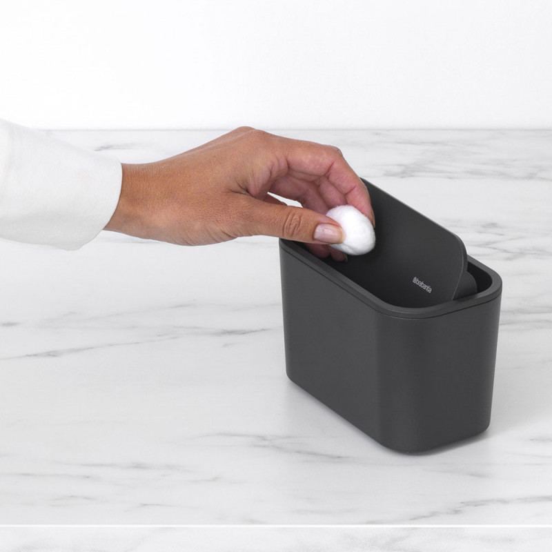 Brabantia MindSet 1005688, Acoperire minerală, Capac pivotant, Gri închis