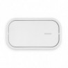 Brabantia MindSet 1005689, Acoperire minerală, Capac pivotant, Alb