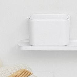 Brabantia MindSet 1005689, Acoperire minerală, Capac pivotant, Alb