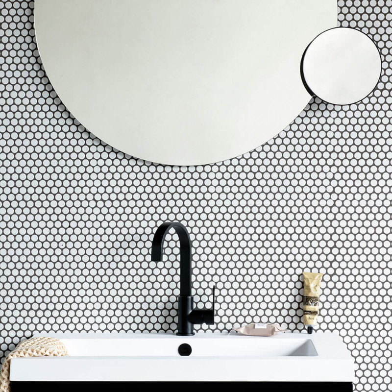 Oglindă de perete Brabantia MindSet Mineral 1005690, 5x mărire, Suport magnetic, Rezistent la coroziune, Acoperire minerală, Gri