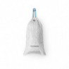 Saci de gunoi Brabantia PerfectFit FlatBack+/Bo 1006073, Dimensiune O, 30 L, 40 buc, Alb