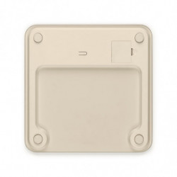 Cantar digital Brabantia ReNew 1006262, Pana la 180 kg, 4xAAA inclus, Auto shut-off, Bej