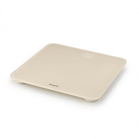Cantar digital Brabantia ReNew 1006262, Pana la 180 kg, 4xAAA inclus, Auto shut-off, Bej